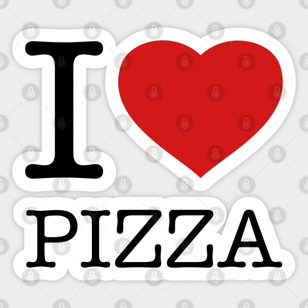 I LOVE PIZZA Sticker by eyesblau